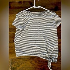 Black and white womens t shirt